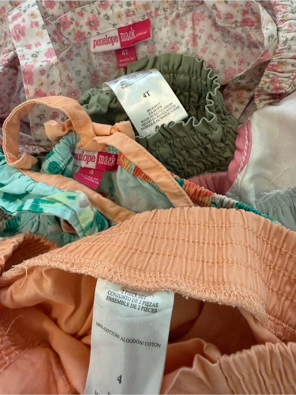 Penelope Mack Outfit Girls Toddler Size 4T